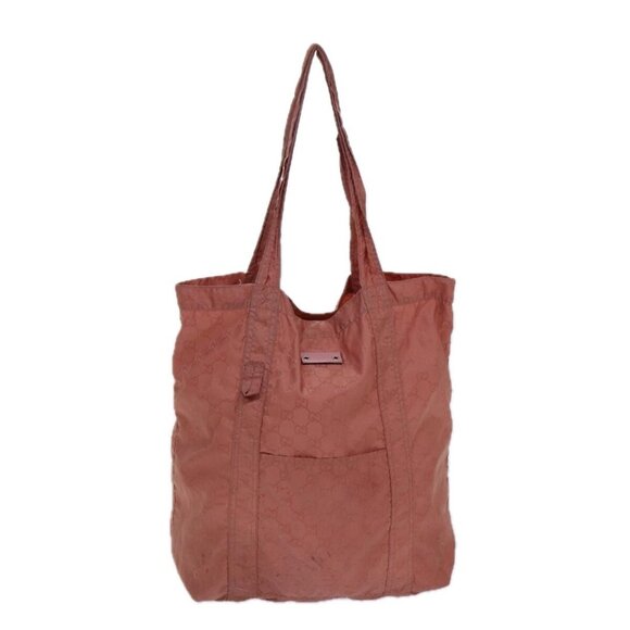 GUCCI GG Canvas Tote Bag Pink 223669 Auth - Picture 7 of 15